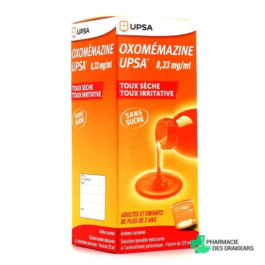 UPSA Oxomémazine Sans Sucre 125 ml
