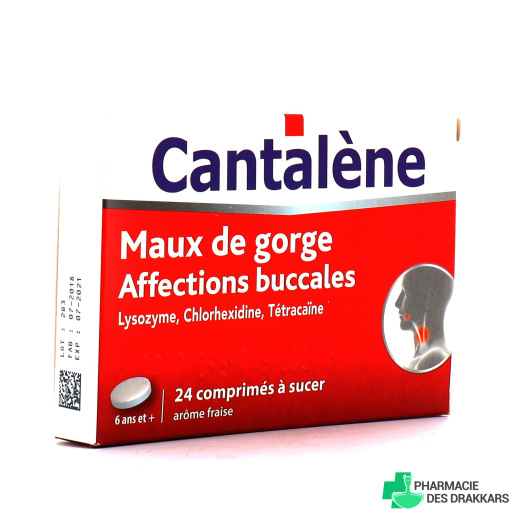 Cantalène Maux de Gorge 24 Comprimés à sucer