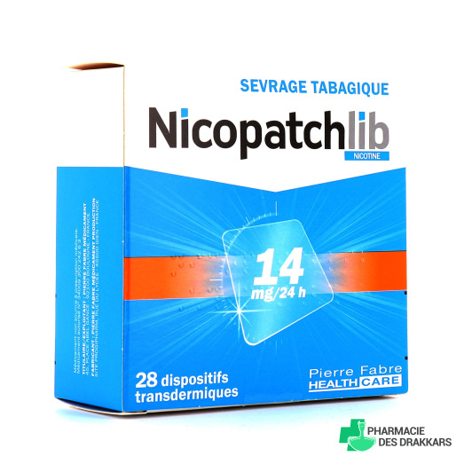 Nicopatchlib 14mg / 24h patchs transdermiques