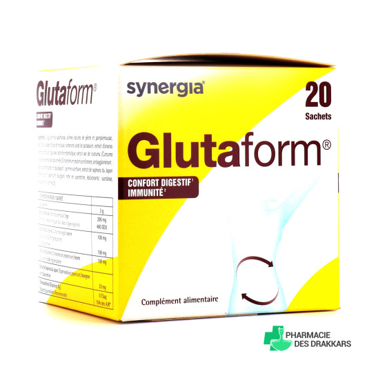 Synergia Glutaform Confort digestif Immunité 20 Sachets