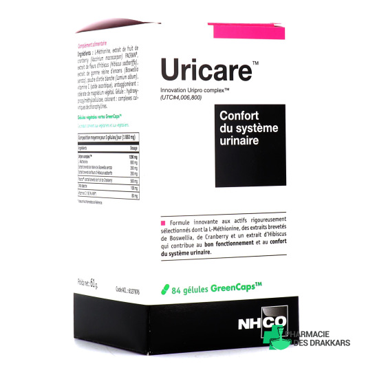Uricare Confort Urinaire 84 gélules