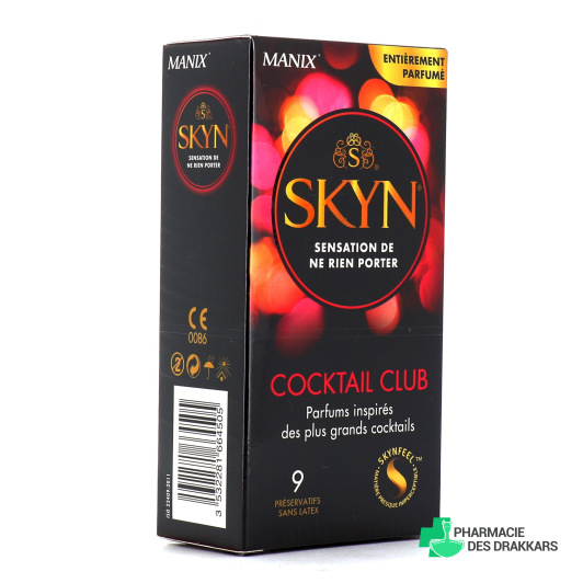 Manix Skyn Cocktail Club Préservatifs Sans Latex Parfumés