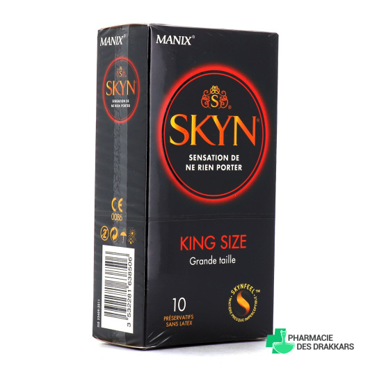 Manix Skyn King Size Préservatifs Grande Taille sans latex