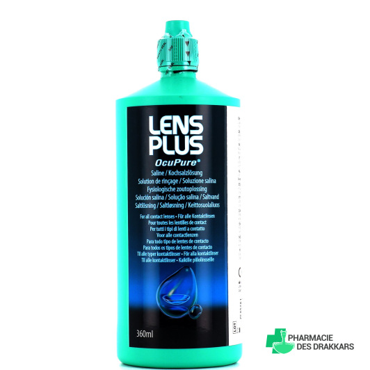 Lens Plus OcuPure Solution de Rinçage pour Lentilles