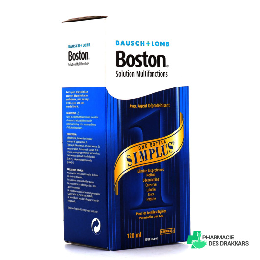 Bausch And Lomb Boston Simplus Solution Multifonctions pour Lentilles rigides