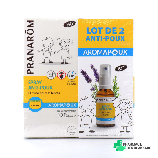 Pranarôm Aromapoux Spray Anti-Poux Bio