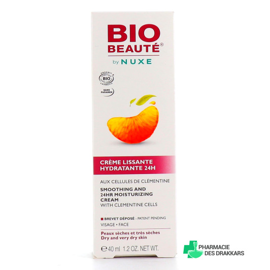 NUXE Bio Beauté Crème lissante hydratante 40ml