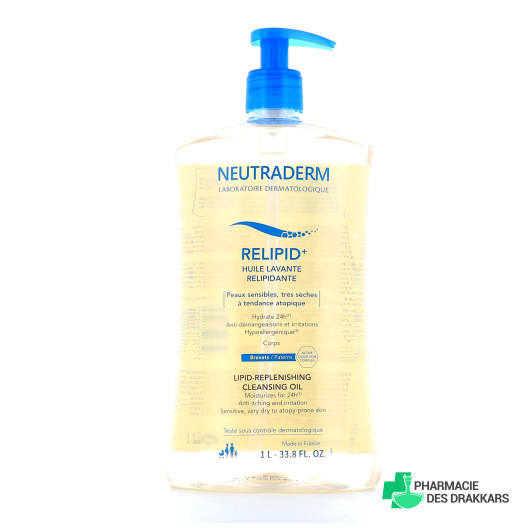 Neutraderm Relipid+ Huile lavante relipidante