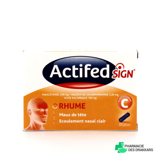 Actifed SIGN Rhume 20 gélules