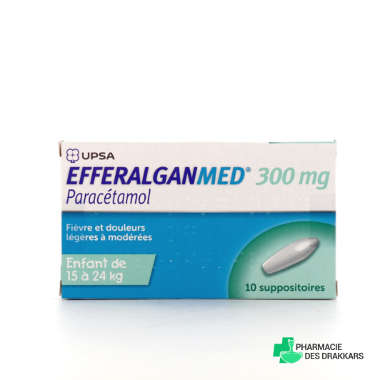 EfferalganMed 300 mg 10 suppositoires