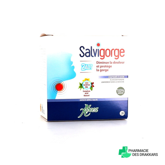 Salvigorge 2Act 20 comprimés