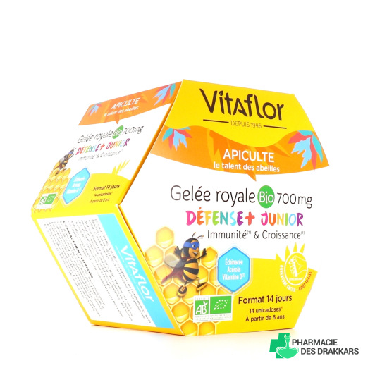 Vitaflor Gelée Royale BIO 700 mg Défense + Junior
