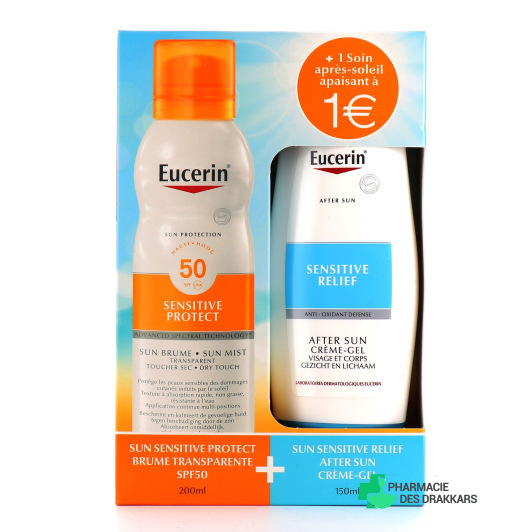 Eucerin Sensitive Protect Sun Brume SPF 50 & After Sun Crème-gel
