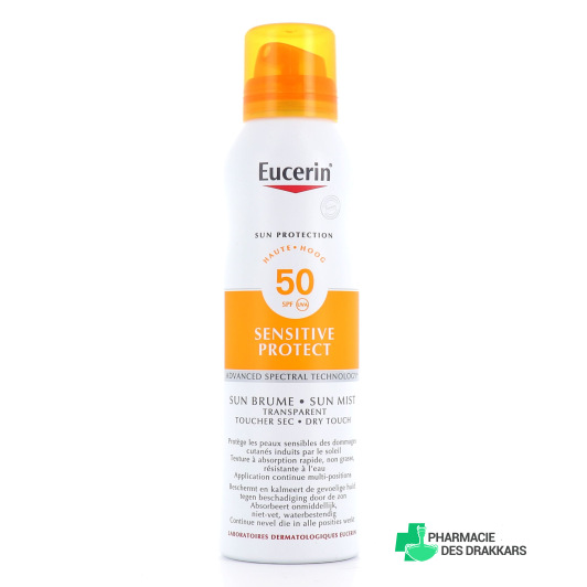 Eucerin Sun Sensitive Protect Brume Transparente SPF 50