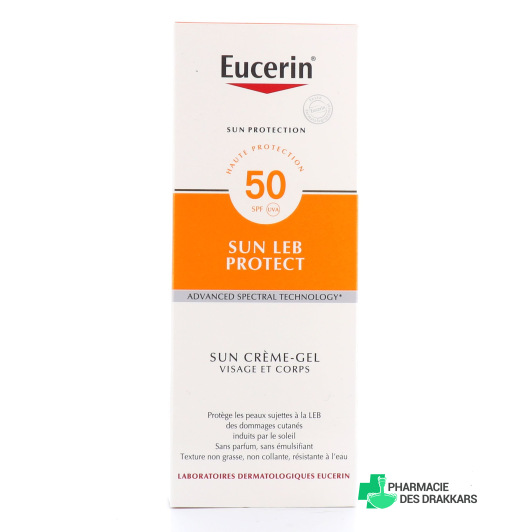 Eucerin Sun Leb Protection Crème-gel SPF50