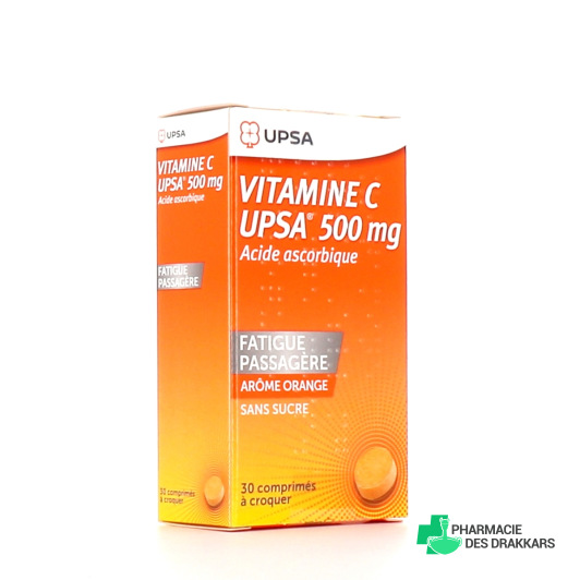 UPSA vitamine C 500mg ou 1000 mg comprimés à croquer ou effervescents