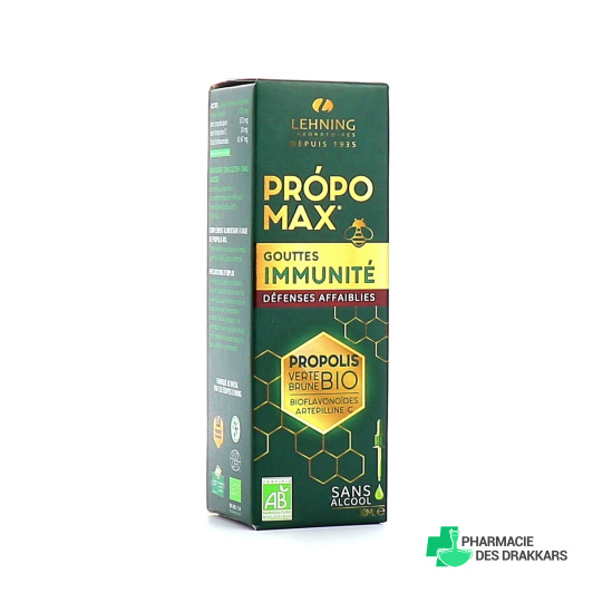 Propomax Immunité Défenses Affaiblies Extrait de Propolis Bio