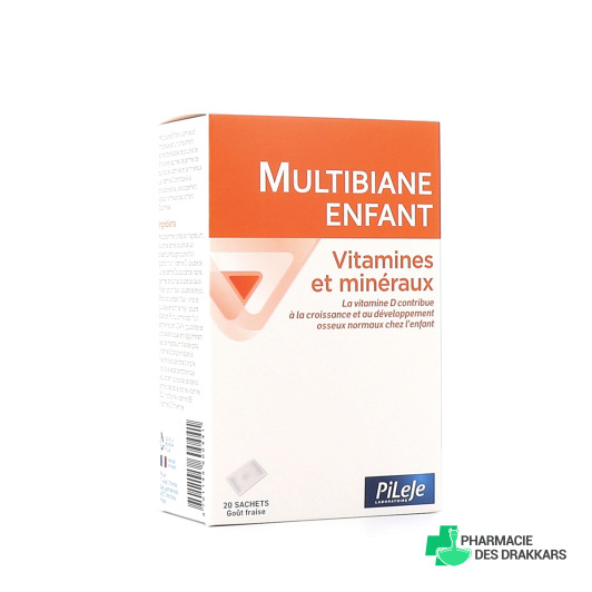 Pileje Multibiane Enfant Vitamines et Minéraux