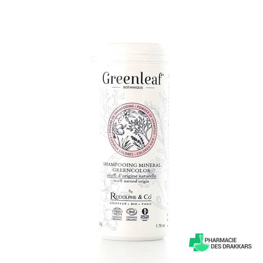 Greenleaf Greencolor Shampooing Bio Minéral