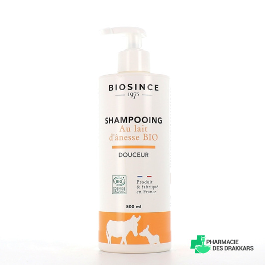 Biosince Shampooing au Lait d'Ânesse Bio 500 ml